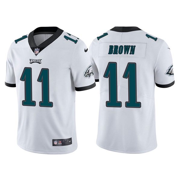Youth Philadelphia Eagles #11 A. J. Brown White Vapor Untouchable Limited Stitched Football Jersey Youth Philadelphia Eagles #11 A. J. Brown White Vapor Untouchable Limited Stitched Football Jersey